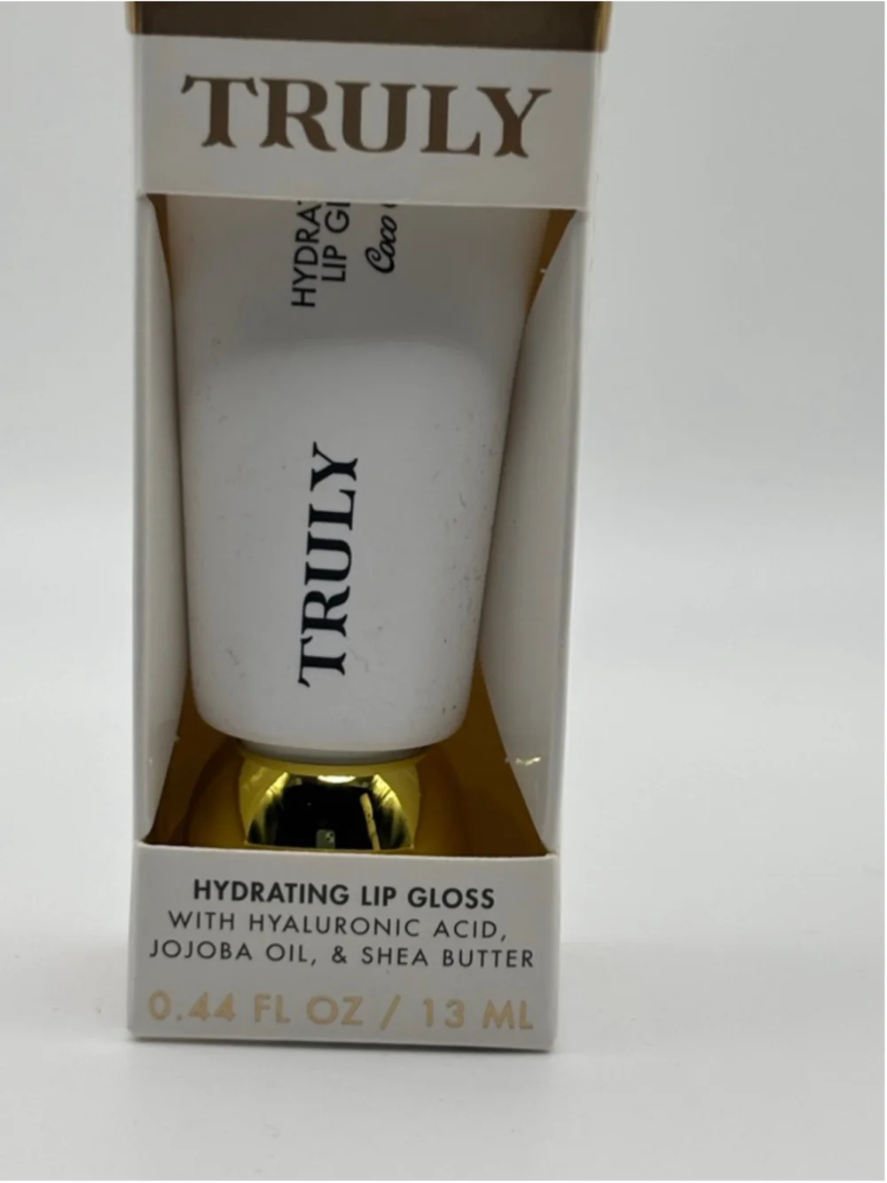 Truly Coco Cloud Clear Silver Shimmer Lip Gloss Full Size 13ml